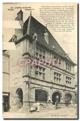 Cartes postales Luxeuil les Bains Maison Francois 1er