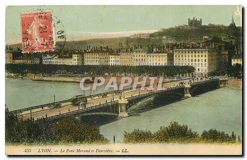 Cartes postales Lyon Le Pont Morand et Fourviere
