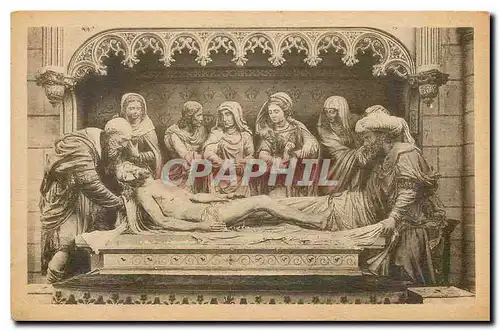 Cartes postales Amboise Eglise Saint Denis Ensevelissement du Christ Oeuvre presumee de Leonard de Vinci