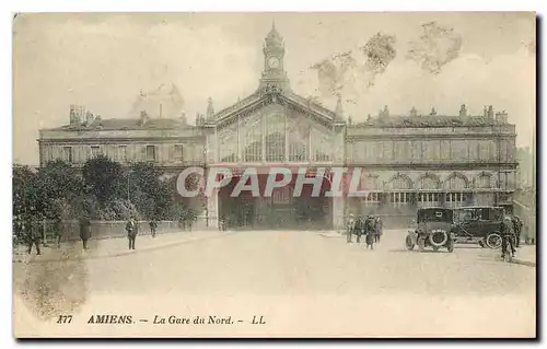 Cartes postales Amiens La Gare du Nord