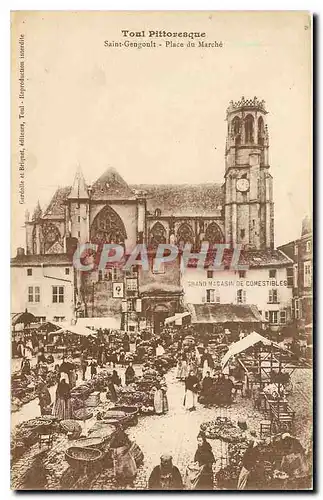 Cartes postales Toul Saint Gengoult Place du Marche