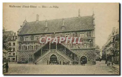 Cartes postales Mulhouse Haut Rhin Hotel de Ville
