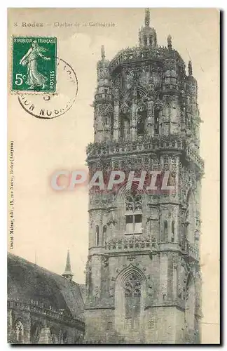 Ansichtskarte AK Rodez Clocher de la Cathedrale