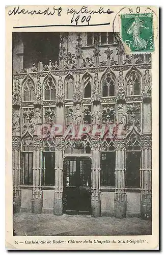 Cartes postales Cathedrale de Rodez Cloture de la Chapelle du Saint Sepulcre