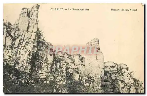 Cartes postales Chariez La Pierre qui vire