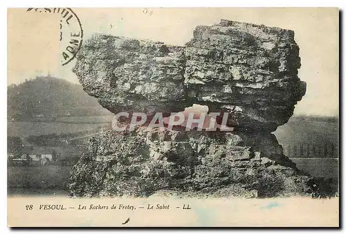 Cartes postales Vesoul Les Rochers de Frotey Le Sabot
