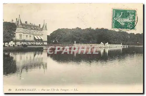 Cartes postales Rambouillet Vue sur L'Ile du Polager