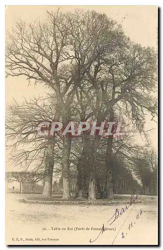 Ansichtskarte AK Table du Roi Foret de Fontainebleau