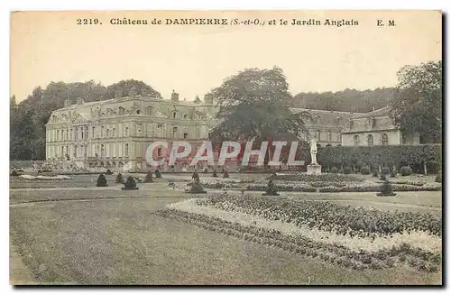 Cartes postales Chateau de Dampierre S et O et le Jardin Anglais