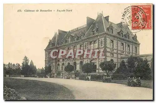 Cartes postales Chateau de Bonnelles Facade Nord