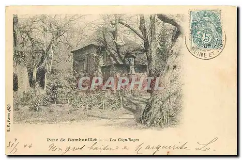 Cartes postales Parc de Rambouillet Les Coquillages