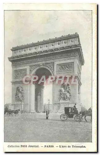 Cartes postales Collection Petit Journal Paris L'Arc de Triomphe