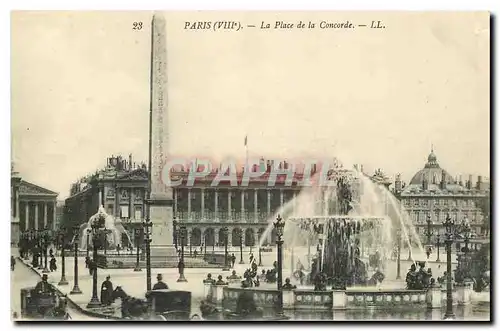 Cartes postales Paris La Place de la Concorde