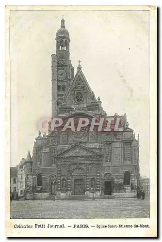 Ansichtskarte AK Collection Petit Journal Paris Eglise Saint Etienne du Mont