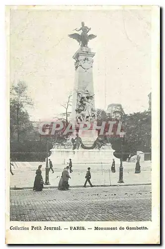 Cartes postales Collection Petit Journal Paris Monument de Gambetta