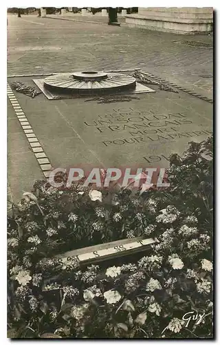 Cartes postales Paris et ses Merveilles Arc de Triomphe de l'Etoile Tombe du Soldat Inconnu