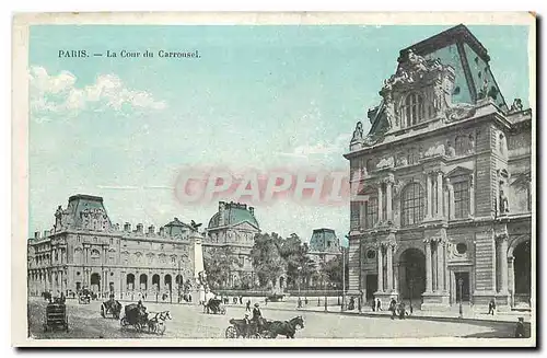 Cartes postales Paris La Cour du Carrousel