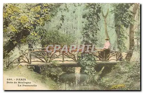 Ansichtskarte AK Paris Bois de Boulogne La Passerelle