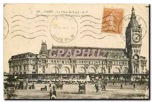 Cartes postales Paris La Gare de Lyon