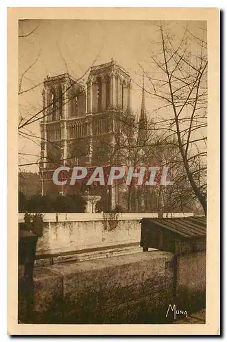 Ansichtskarte AK Les Petits tableaux de Paris Cathedrale Notre Dame