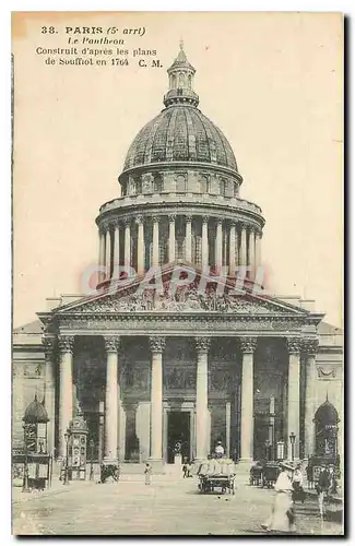 Ansichtskarte AK Paris 5 arrt le Pantheon Construit d'apres les plans de Soufflot en 1764