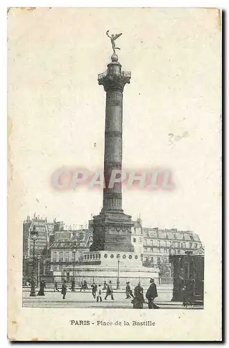 Cartes postales Paris Place de la Bastille