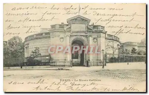 Cartes postales Paris le Musee Galliera