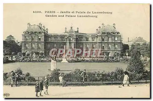 Cartes postales Paris Jardin et Palais du Luxembourg