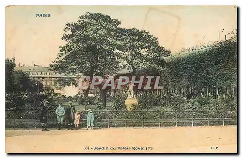 Cartes postales Paris Jardin du Palais Royal