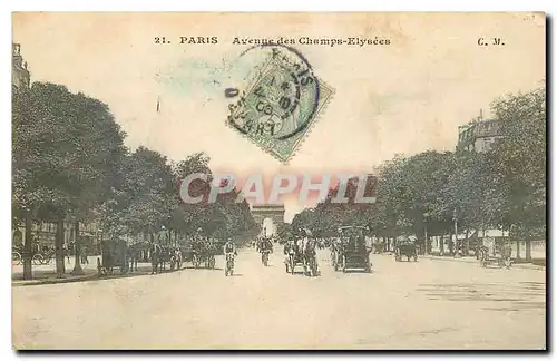 Cartes postales Paris Avenue des Champs Elysees