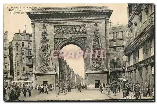 Cartes postales Paris la Porte St Denis