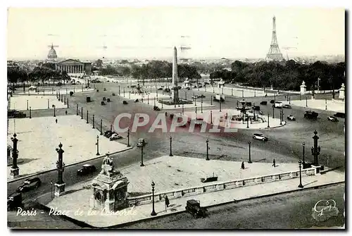 Cartes postales Paris Place de la Concorde