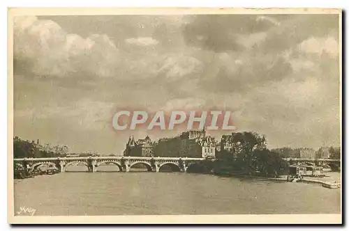 Ansichtskarte AK Paris Artistique le Pont Neuf et la Cite vue prise du Pont des Arts