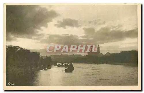 Cartes postales Paris Artistique la Seine et le Trocadeo vue prise du Pont de l'Alma