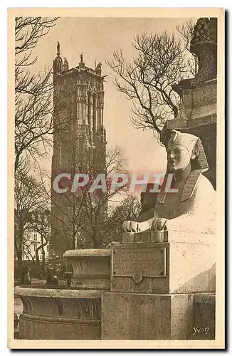 Ansichtskarte AK Paris en Flanant la Tour St Jacuqes