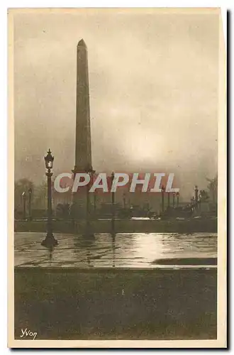 Cartes postales Paris Artistique l'Obelisque place de la Concorde