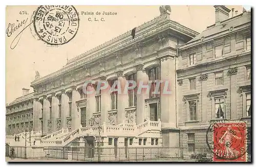 Ansichtskarte AK Paris Escalier du Palais de Justice Place Dauphine