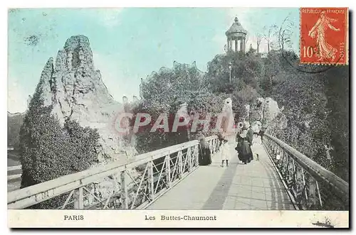 Cartes postales Paris les Buttes Chaumont