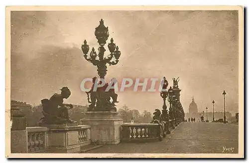 Ansichtskarte AK Paris en flanant Motifs decoratifs du Pont Alexandre III