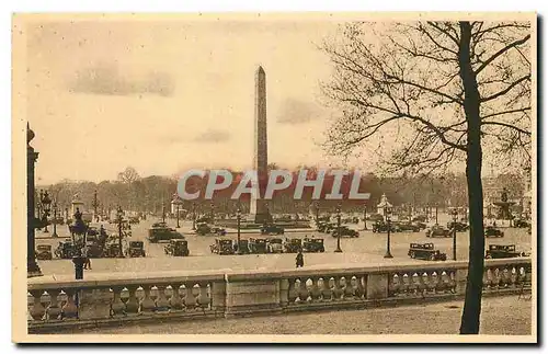 Ansichtskarte AK Paris Place de la Concorde vue des Tuileries