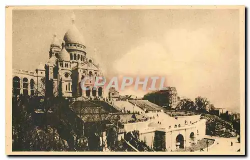 Ansichtskarte AK Paris le Sacre Coeur Abadie et Magne Arch