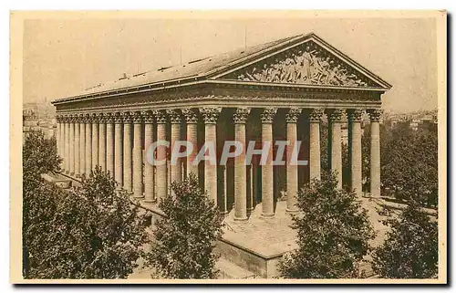 Cartes postales Paris l'eglise de la Madeleine