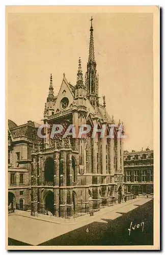 Ansichtskarte AK Paris en Flanant la Sainte Chapelle