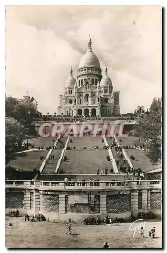 Ansichtskarte AK Paris et ses Merveilles Basilique du Sacre Coeur de Montmartre 1876 1910 et les Jardins