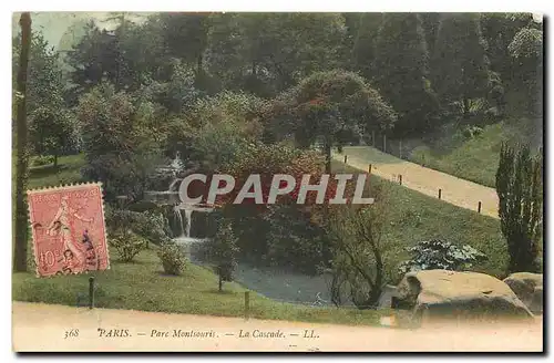 Cartes postales Paris Parc Montsouris la Cascade