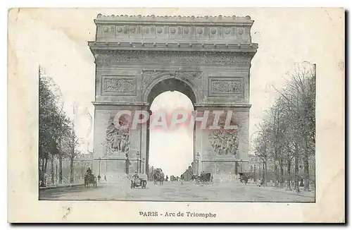 Cartes postales Paris Arc de Triomphe