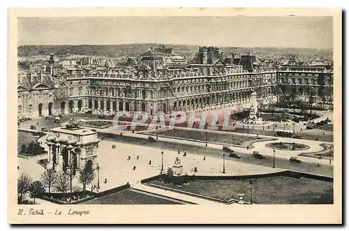 Cartes postales Paris le Louvre