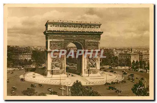 Ansichtskarte AK Paris en Flanant Arc de Triomphe et Place de l'Etoile