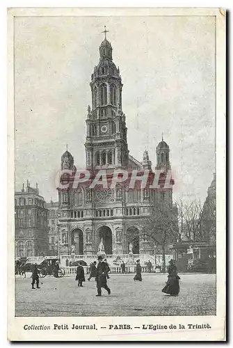 Cartes postales Collection Petit Journal Paris l'eglise de la Trinite