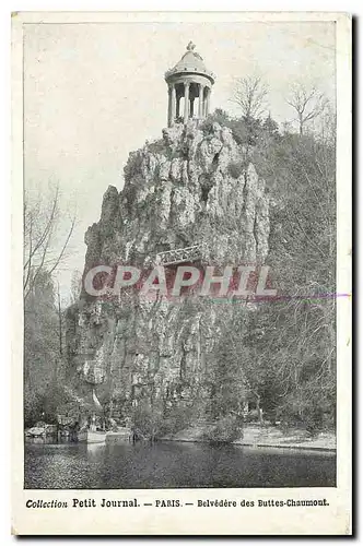 Ansichtskarte AK Collection Petit Journal Paris Belvedere des Buttes Chaumont